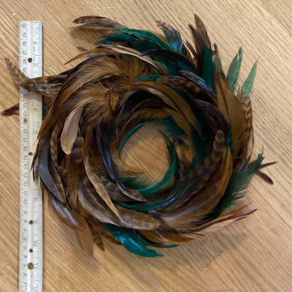 Masquerade Mask Feather Masks (HANDMADE W REAL FEATHERS) - Picture 10 of 16